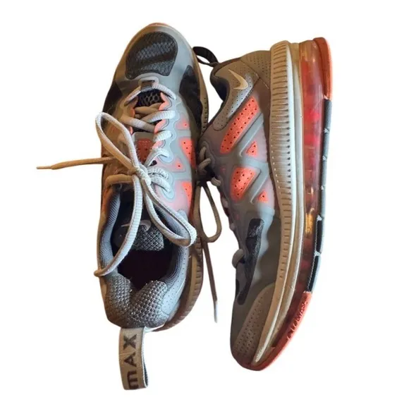 Nike Big Kids Air Max Genome Running Athletic Sneaker Shoes Mango
