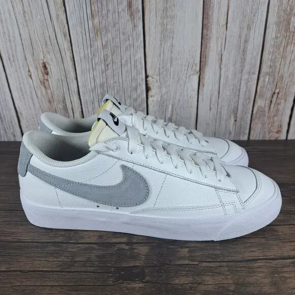 Nike Blazer Low Nike By You Custom &quot;ONE BMS&quot; Women's Sz 9.5 White Gray (NWOB)