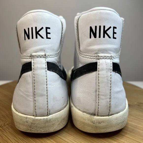 Nike Blazer Mid '77 Mens Size 8 White Athletic Casual Shoes Sneakers BQ6806-100