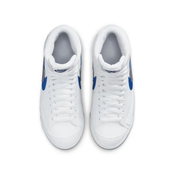 Nike Blazer Mid Next Nature FD0690-100 Sneaker Kids White Leather Shoes NR8004
