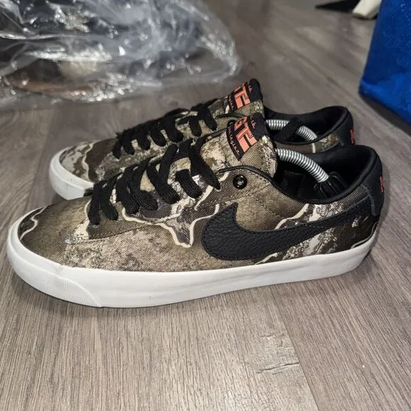 Nike Blazer Pro GT Premium SB Low Olive Realtree Camo DO9398-002 Mens Size 7.5