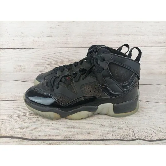 Nike Boys Air Jordan Jumpman Sz 5.5Y Two Trey DQ8431 Black Basketball Shoes Snea