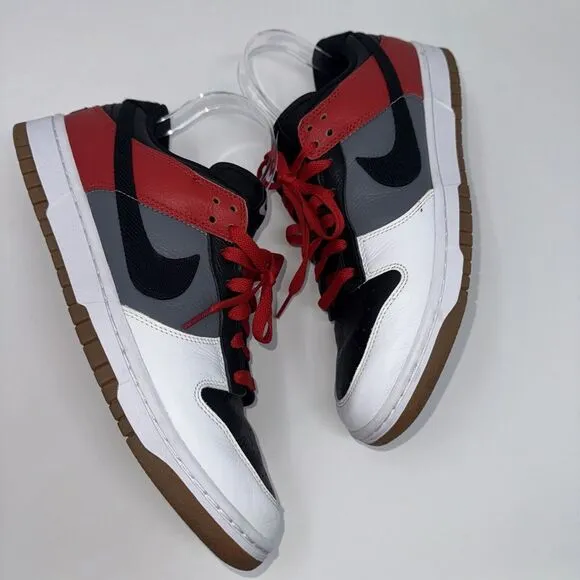 Nike By You Dunk Low Custom Caretrust FN0569-900 Size 10.5‎ Lace Up Gum Sole