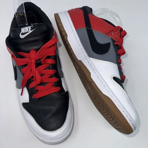 Nike By You Dunk Low Custom Caretrust FN0569-900 Size 10.5‎ Lace Up Gum Sole