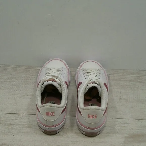 Nike Court Legacy Sneakers White Pink Glaze GS DA5380-110 - Size 5 Y