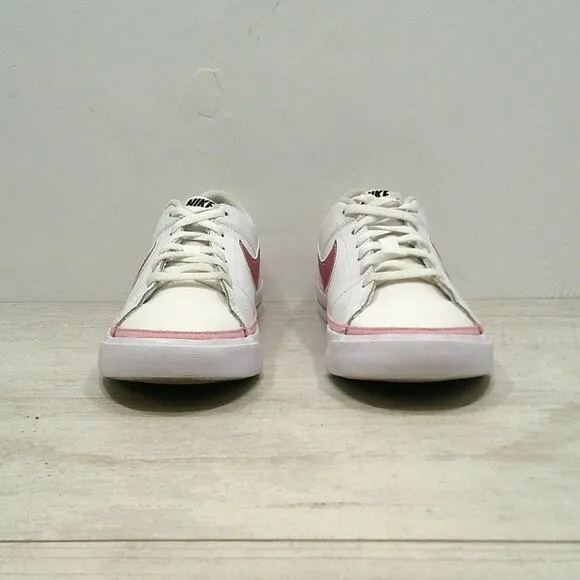 Nike Court Legacy Sneakers White Pink Glaze GS DA5380-110 - Size 5 Y
