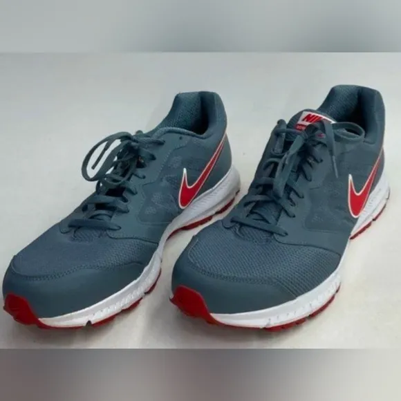Nike Downshifter 6 Blue/Graphite/Unvrsty Rd/White Running Shoe Size 15 MSRP $85