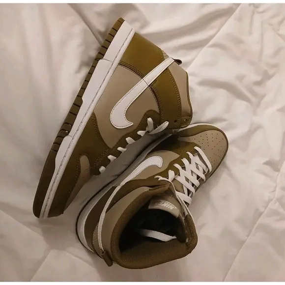 Nike‎ Dunk High Mocha - DJ6189-201- Sneakers Shoes Very Clean -Size 8 #651