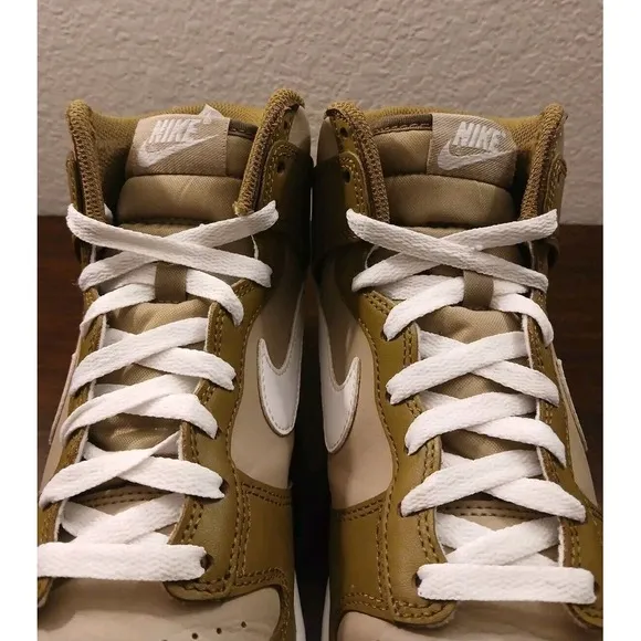 Nike‎ Dunk High Mocha - DJ6189-201- Sneakers Shoes Very Clean -Size 8 #651