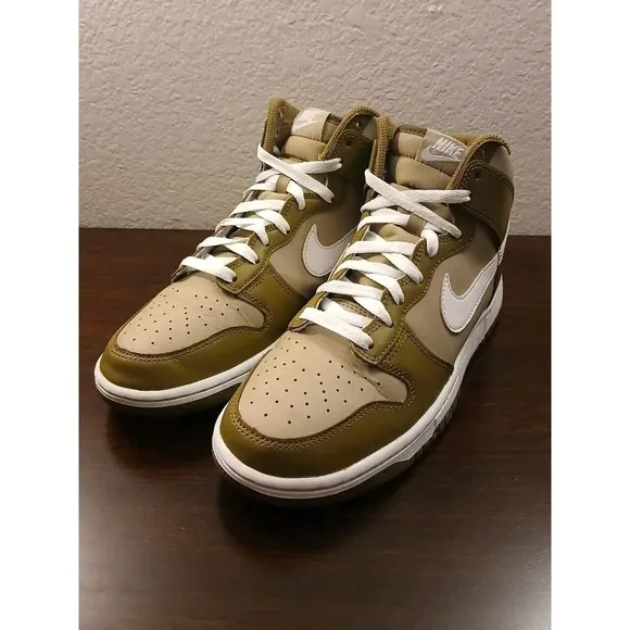 Nike‎ Dunk High Mocha - DJ6189-201- Sneakers Shoes Very Clean -Size 8 #651