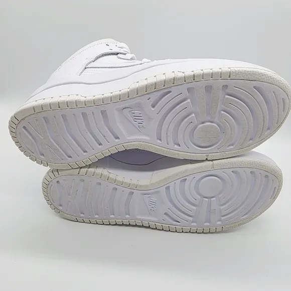 Nike Dunk High Up Summit White Sail Leather Women's Shoes Size 7