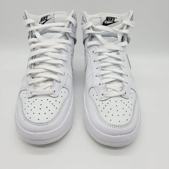 Nike Dunk High Up Summit White Sail Leather Women's Shoes Size 7