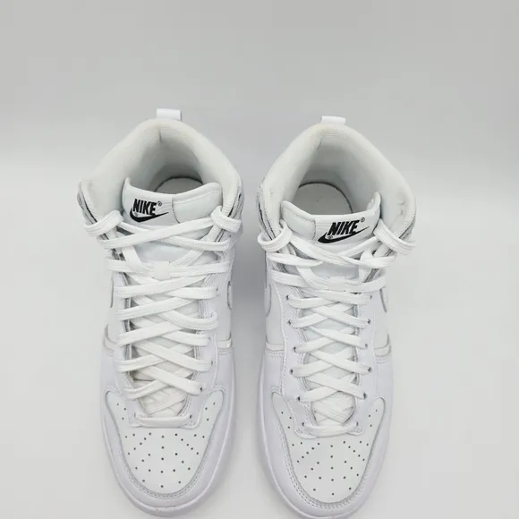 Nike Dunk High Up Summit White Sail Leather Women's Shoes Size 7