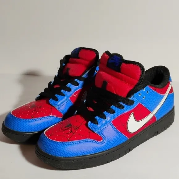 Nike Dunk Low Spider Man Men's Size 9.5 Across The Spider-Verse BD2540-003