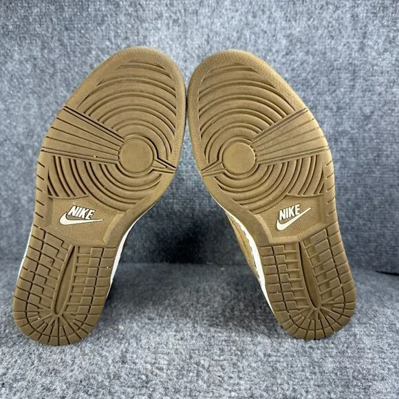 Nike Dunk Sky Hi Hidden Wedge Shoes Womens 6.5 Brown Suede Filbert Sneakers