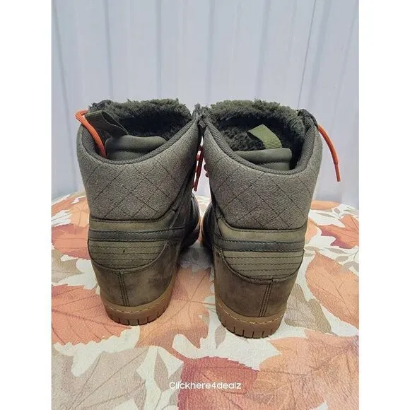 Nike Dunk Sky Hi Hidden Wedge Shoes H2O Repel Women's Size 8 Sneakers Retro