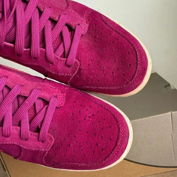 Nike Dunk Sky Hi Hidden Wedge Suede ‘Magenta Pink’ Women Shoes - SZ 8