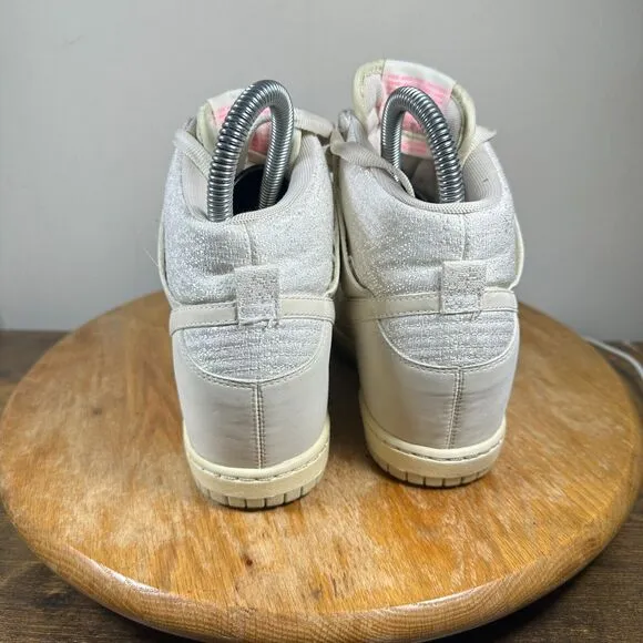 Nike Dunk Sky Hi Light Orewood Brown Sail Wedge Women's‎ Size 7 Shoes 644410-100