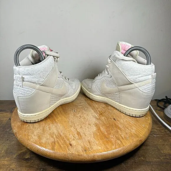 Nike Dunk Sky Hi Light Orewood Brown Sail Wedge Women's‎ Size 7 Shoes 644410-100