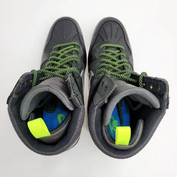 Nike Dunk Sky High Black Hidden Wedge Sneaker 2014 Women's 684954-001 US Size 12