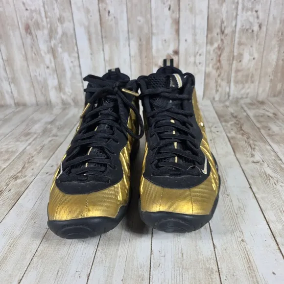 Nike Foamposite One Gold Basketball Shoes Sneakers B44782-701 Size 4.5Y