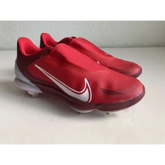 Nike Force Zoom Trout 8 Pro Red Metal Baseball Cleats CZ5915-616 Men's Sz 11