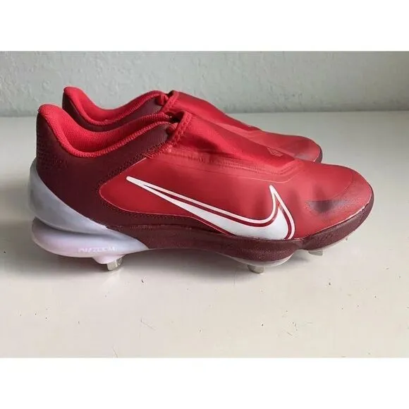 Nike Force Zoom Trout 8 Pro Red Metal Baseball Cleats CZ5915-616 Men's Sz 11