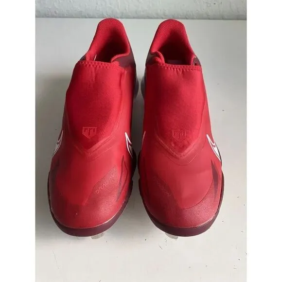 Nike Force Zoom Trout 8 Pro Red Metal Baseball Cleats CZ5915-616 Men's Sz 11