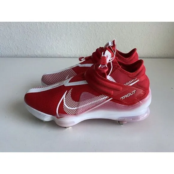 Nike Force Zoom Mike Trout 7 Baseball Cleats Red White CI3134-602 Men Size 14