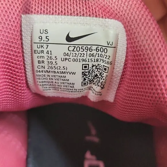 Nike Free Metcon 4 Women's Size 9.5 Beet Root (Maroon) Pink and White
