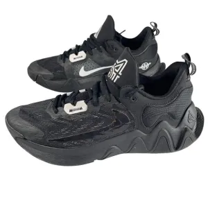Nike Giannis Immortality 2 Black Holographic Swoosh 2022 Mens Size 8 Womens 9.5