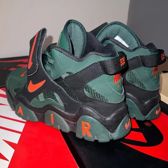 Nike Green and Orange Athletic Shoes