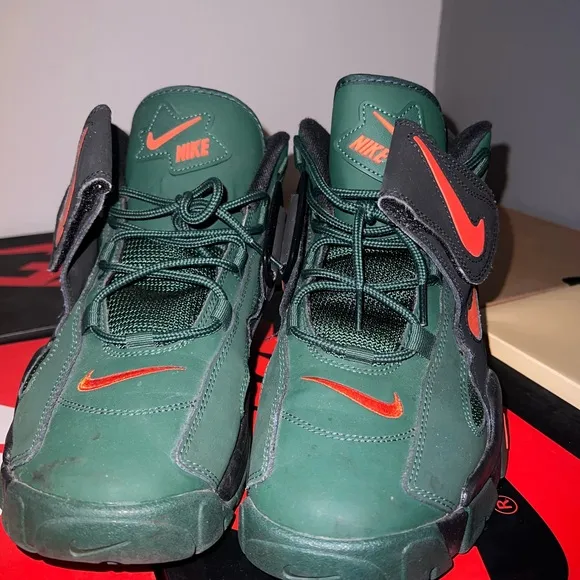 Nike Green and Orange Athletic Shoes
