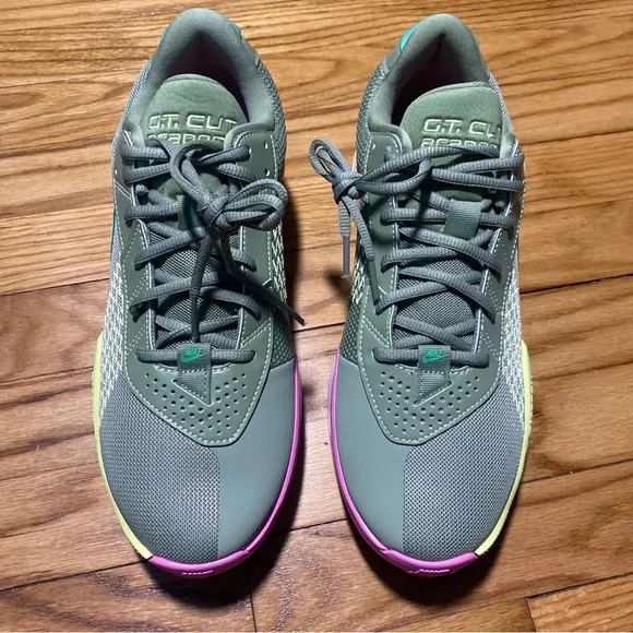 Nike G.T. Cut Academy Low Top Basketball Shoes Green Men’s Sz Sz 10.5 New No Box