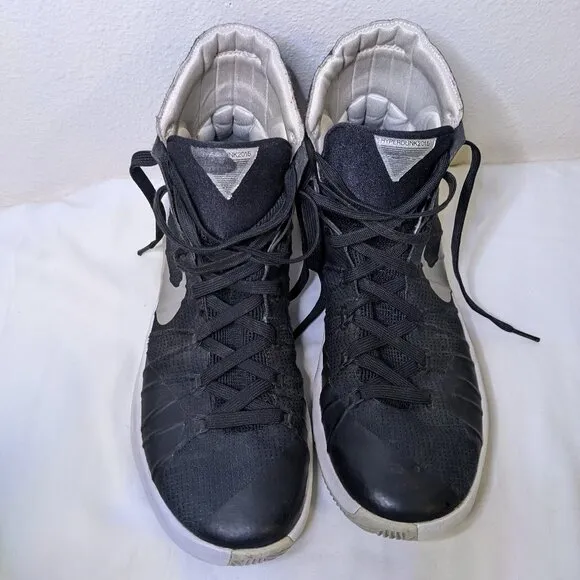 Nike|| Hyperdunk 2015 Black Hi-Top Basketball Shoes Men's Size 8.5