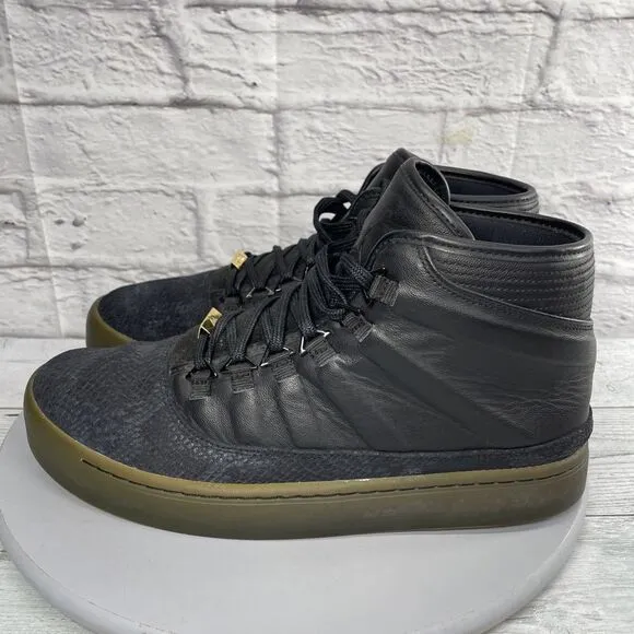 Nike Jordan Westbrook Men's Black Leather High Top Shoes Size 11  768934-010