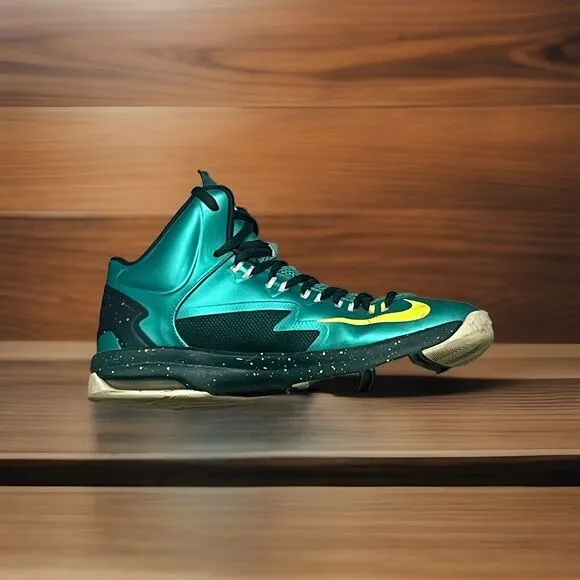 Nike KD 35 Youth Kevin Durant 555641-300 Size Y5 Team Metallic Teal