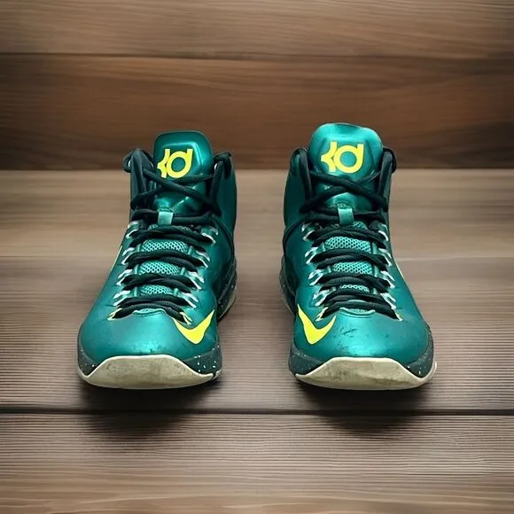 Nike KD 35 Youth Kevin Durant 555641-300 Size Y5 Team Metallic Teal