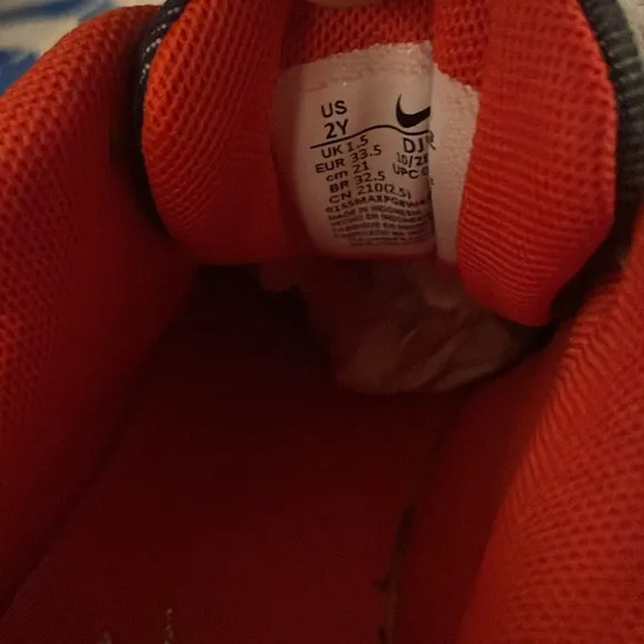 Nike Kids Air Max Sneakers - White, Red, and Blue