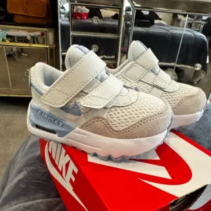 Nike Kids Air Max White and Gray Shoes
