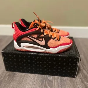 Nike Kids' Orange and Black Athletic Shoes