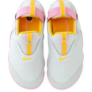 Nike Kids White and Pink Shoes zoom pulse