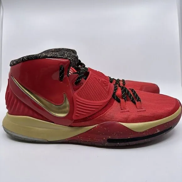 Nike Kyrie 6 All Star Men’s Size 16 Red High Top Basketball Shoes CD5026-900