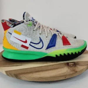 Nike Kyrie 7 'Visions' Basketball Shoes Multi-Color Men's Size 9.5 (DC9122-001)