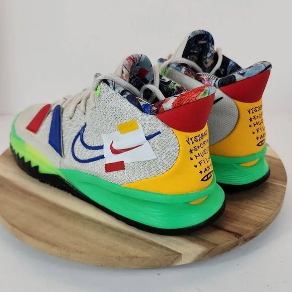 Nike Kyrie 7 'Visions' Basketball Shoes Multi-Color Men's Size 9.5 (DC9122-001)