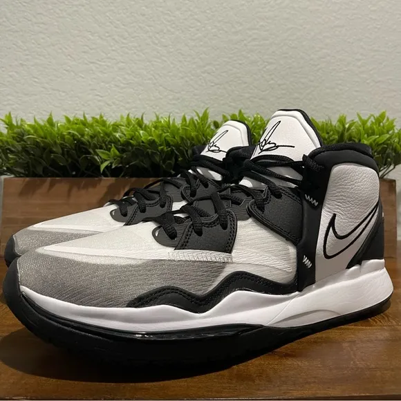 Nike Kyrie Infinity TB White/Black Basketball Shoes DO9616-100 Men's Size 14