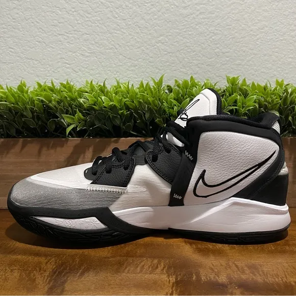 Nike Kyrie Infinity TB White/Black Basketball Shoes DO9616-100 Men's Size 14