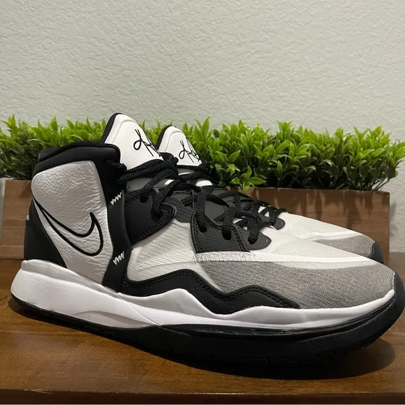 Nike Kyrie Infinity TB White/Black Basketball Shoes DO9616-100 Men's Size 14