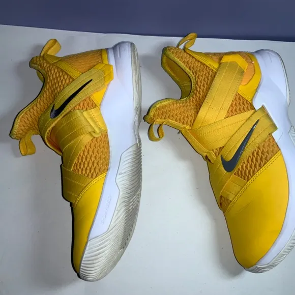 Nike Lebron Soldier XII TB Gold / yellow Basketball Shoes Size 10 AT3872-701