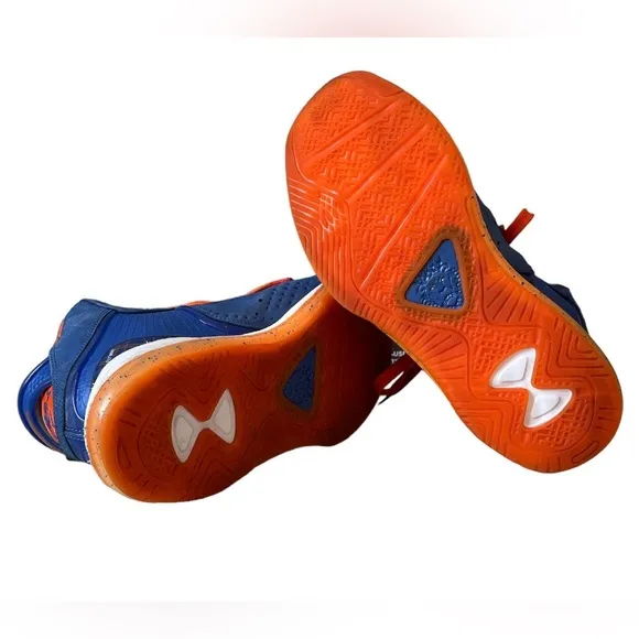 Nike LEBRON VIII QS - Varsity Royal/White/Orange Blaze - Men's 8 #43